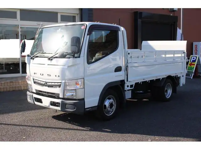 三菱 キャンター 小型 平ボディ パワーゲート 床鉄板の中古トラック画像1