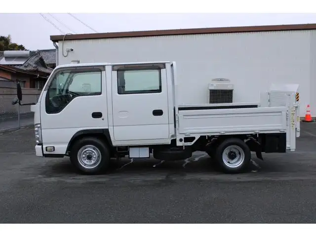 いすゞ エルフ 小型 平ボディ Wキャブ パワーゲートの中古トラック画像3