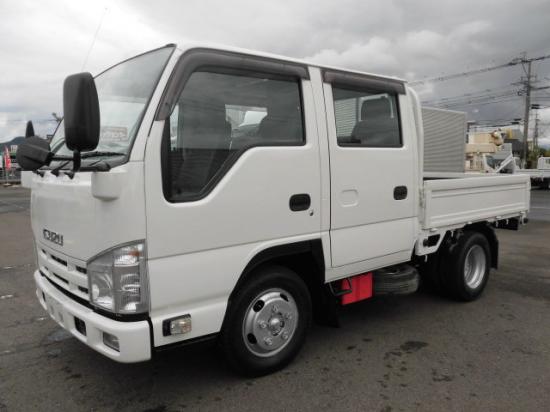 いすゞ エルフ 小型 平ボディ Wキャブ TKG-NJR85A の中古トラック【車両No.86377】