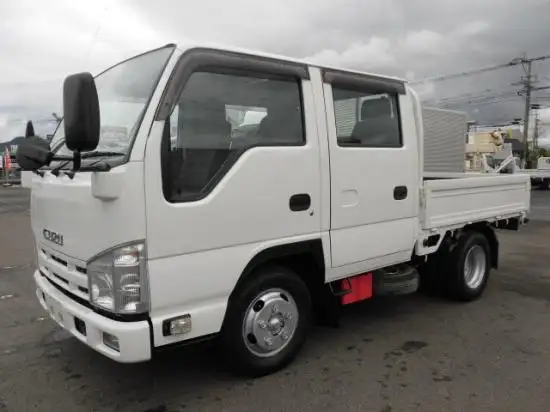 いすゞ エルフ 小型 平ボディ Wキャブ TKG-NJR85Aの中古トラック画像1