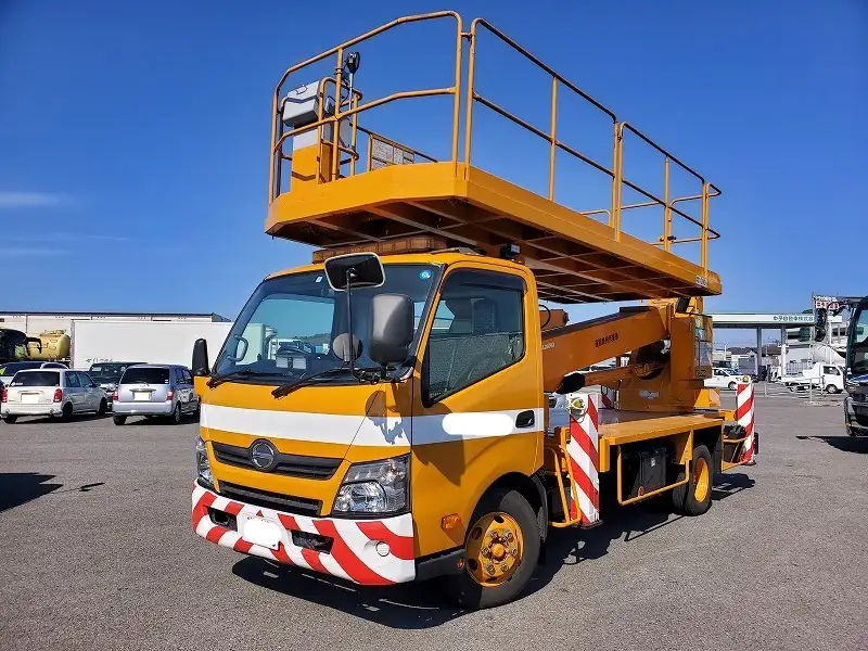 日野 デュトロ 小型 高所・建柱車 高所作業車 TKG-XZU710M｜画像1