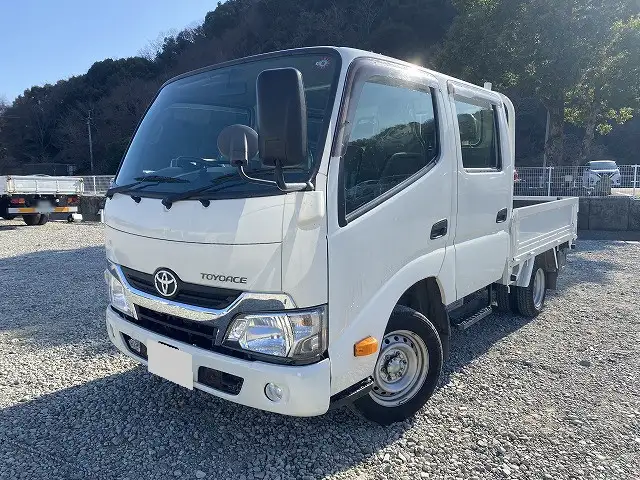 トヨタ トヨエース 小型 平ボディ Wキャブ 床鉄板の中古トラック画像1