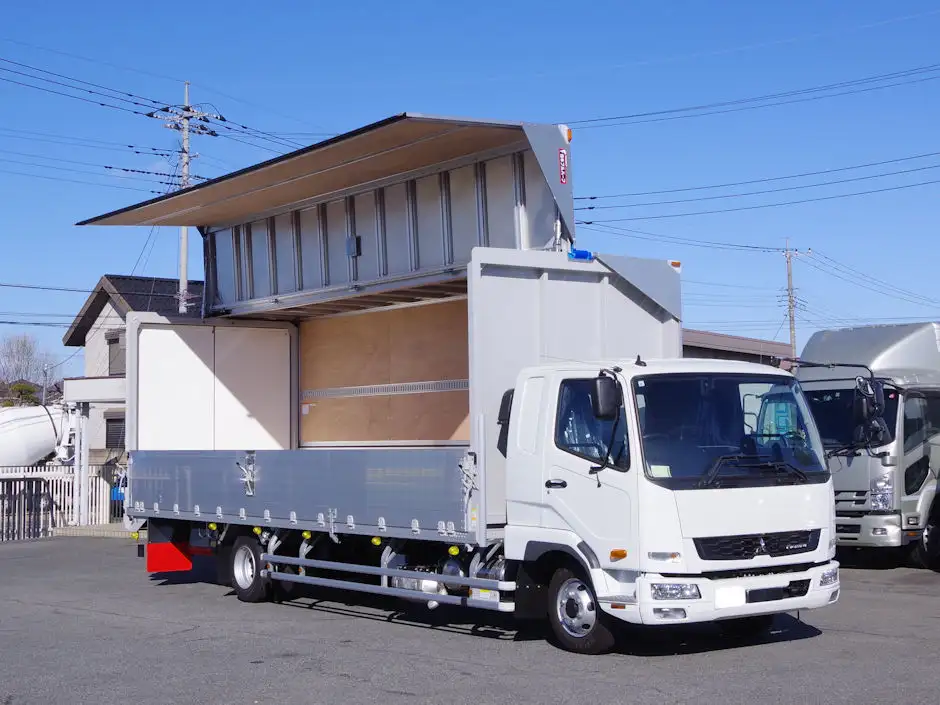 三菱 ファイター 中型/増トン ウイング エアサス ベッドの中古トラック画像5
