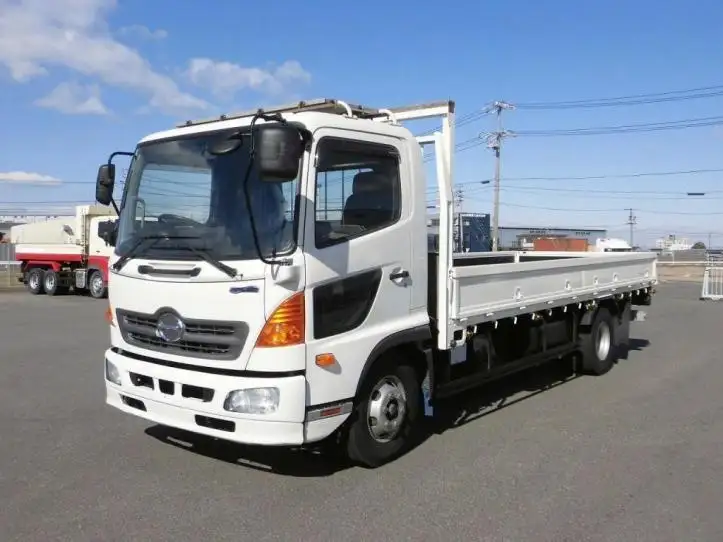 日野 レンジャー 中型/増トン 平ボディ 床鉄板 TKG-FC7JJAAの中古トラック画像1