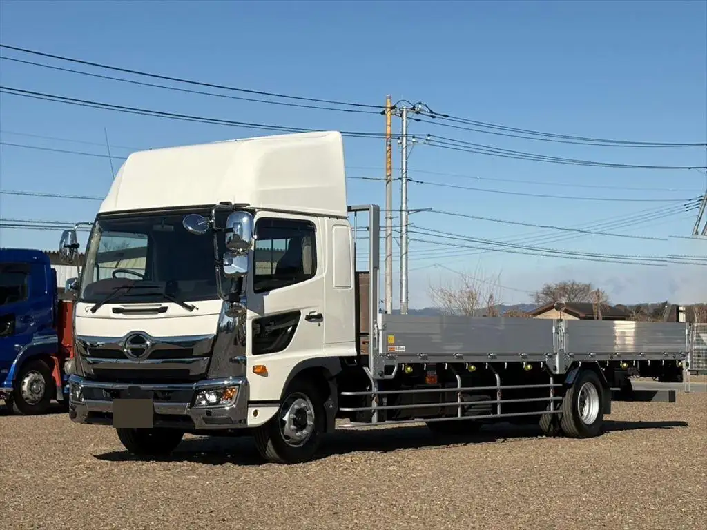 日野 レンジャー 中型/増トン 平ボディ アルミブロック エアサスの中古トラック画像1
