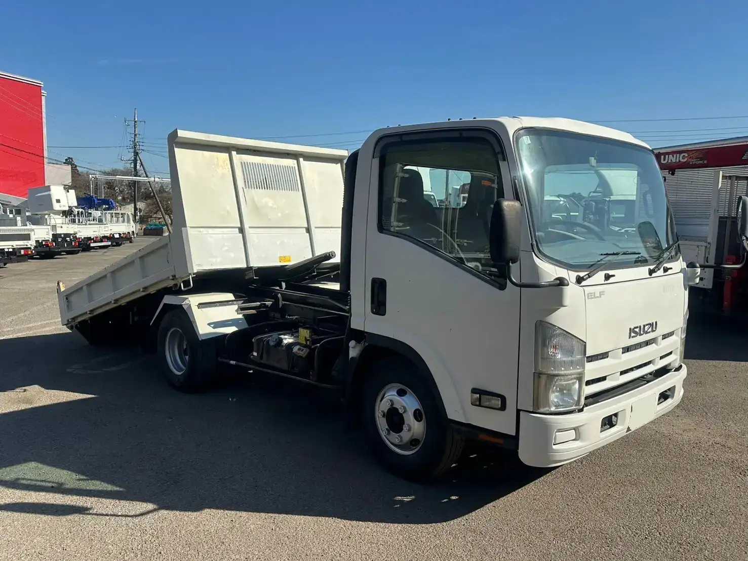 いすゞ エルフ 小型 ダンプ ローダー PDG-NPR75Nの中古トラック画像2