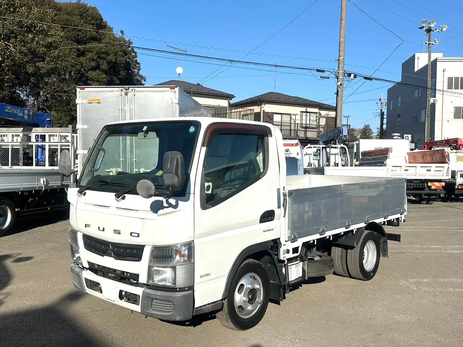 三菱 キャンター 小型 平ボディ 10尺 SKG-FBA20