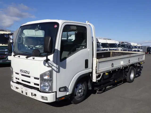 いすゞ エルフ 小型 平ボディ TKG-NLR85AR H25｜画像1