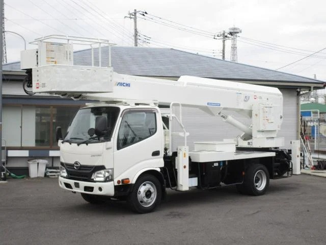 日野 デュトロ 小型 高所・建柱車 高所作業車 TKG-XZU652F