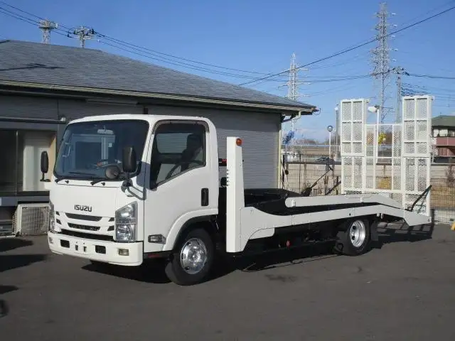 いすゞ エルフ 小型 車両重機運搬 ラジコン ウインチの中古トラック画像1