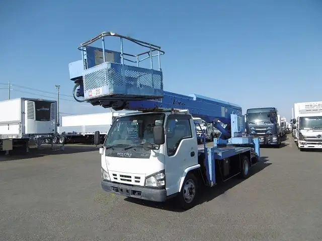 いすゞ エルフ 小型 高所・建柱車 高所作業車 PB-NKR81N｜画像1