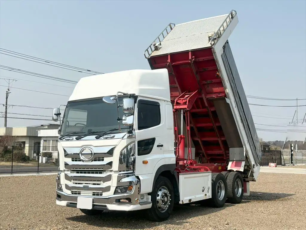 日野 プロフィア 大型 ダンプ Lゲート ハイルーフ｜画像1