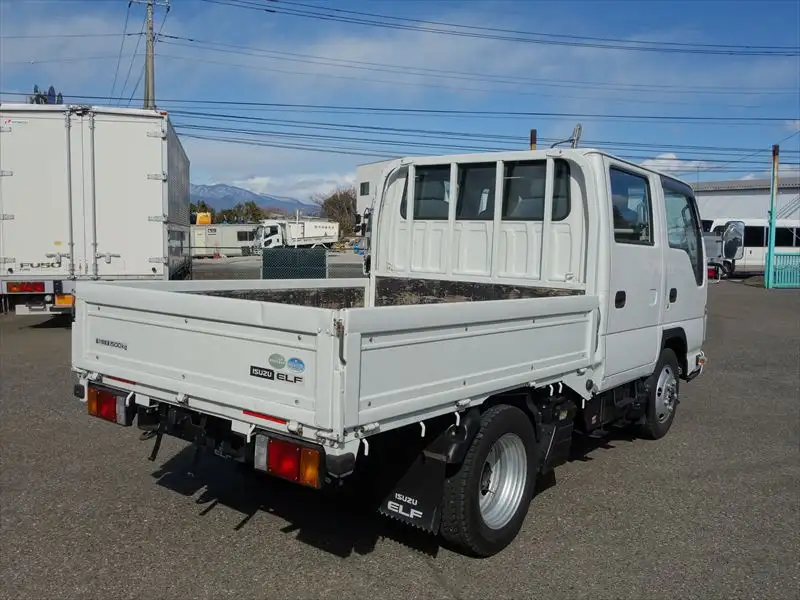 いすゞ エルフ 小型 平ボディ Wキャブ TKG-NHS85Aの中古トラック画像3