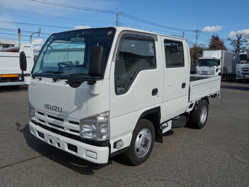 いすゞ エルフ 小型 平ボディ Wキャブ(ダブルキャブ) TKG-NHS85A｜画像1
