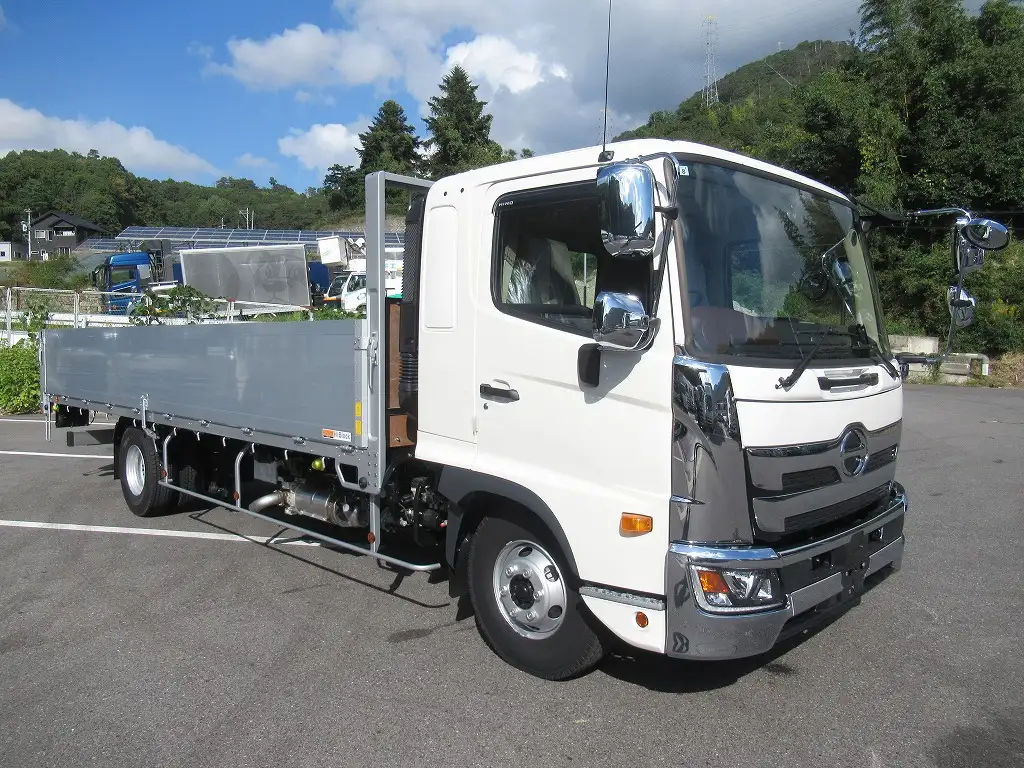 日野 レンジャー 中型/増トン 平ボディ アルミブロック エアサスの中古トラック画像2