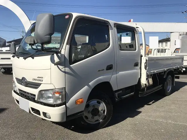 日野 デュトロ 小型 平ボディ Wキャブ 床鉄板 の中古トラック【車両No.183344】