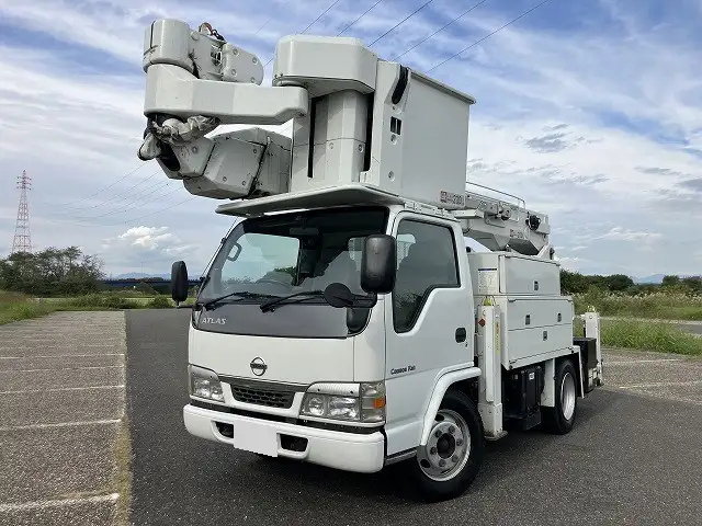 日産 アトラス 小型 高所・建柱車 高所作業車 電工仕様の中古トラック画像1
