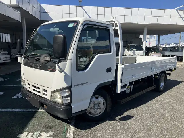 いすゞ エルフ 小型 平ボディ 床鉄板 PB-NKR81ARの中古トラック画像1