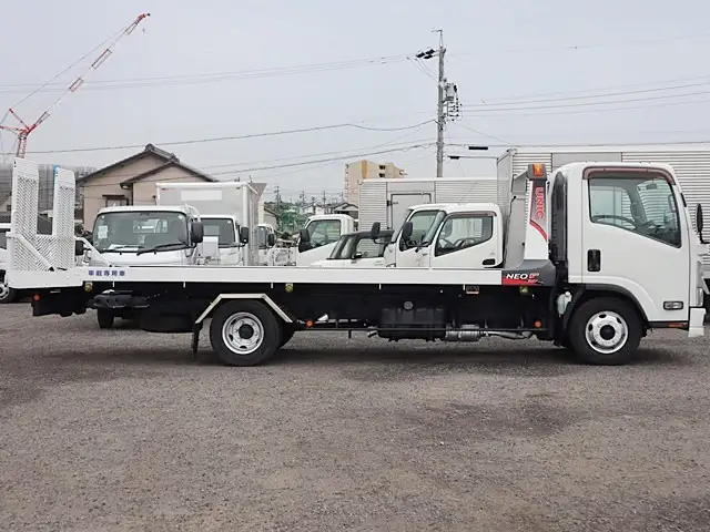 いすゞ エルフ 小型 車両重機運搬 ラジコン ウインチの中古トラック画像3