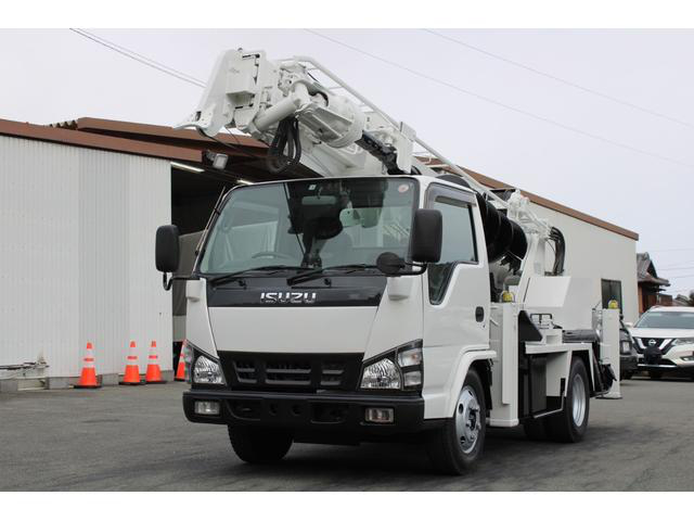 いすゞ エルフ 小型 高所・建柱車 建柱車 ｜画像1
