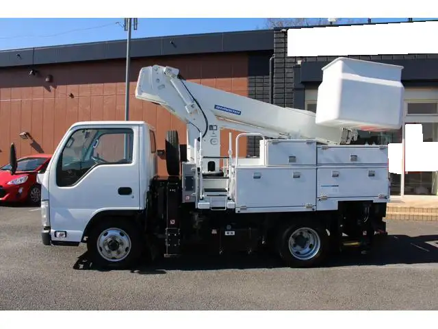 いすゞ エルフ 小型 高所・建柱車 高所作業車 電工仕様の中古トラック画像3