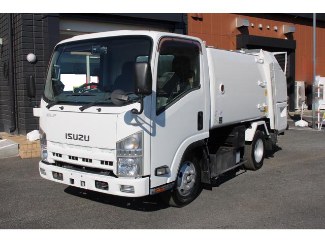 いすゞ エルフ 小型 パッカー車 巻き込み式 回転ダンプ式｜画像1