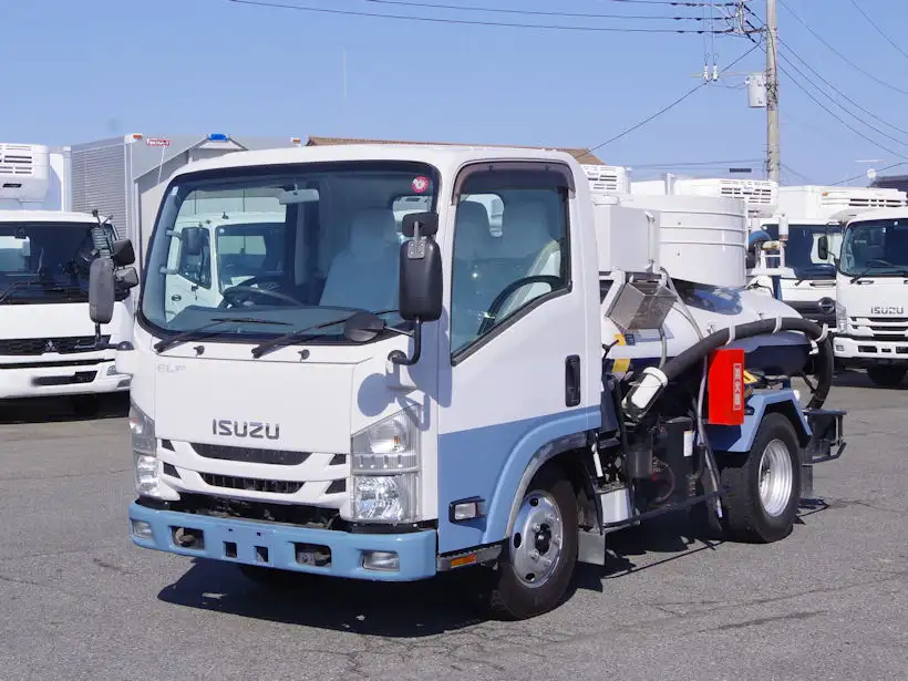 いすゞ エルフ 小型 タンク車 バキューム TPG-NMR85ANの中古トラック画像1