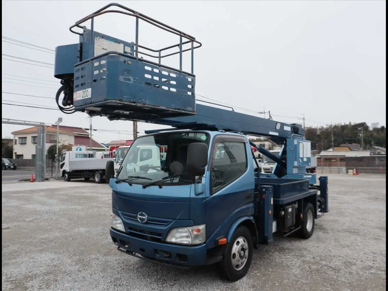 日野 デュトロ 小型 高所・建柱車 高所作業車 TKG-XZU640Fの中古トラック画像1