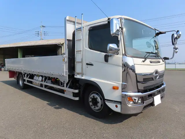 日野 レンジャー 中型/増トン 平ボディ アルミブロック ベッドの中古トラック画像2