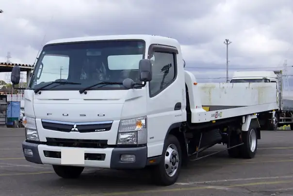三菱 キャンター 小型 車両重機運搬 ラジコン ウインチの中古トラック画像1