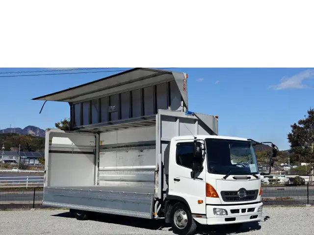 日野 レンジャー 中型/増トン ウイング パワーゲート TKG-FC9JKAA｜画像1