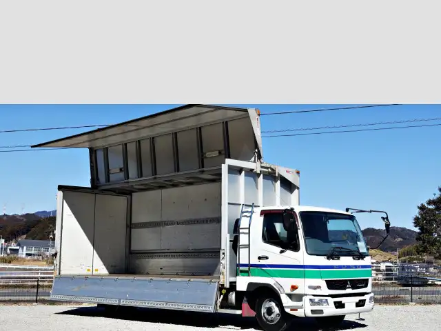 三菱 ファイター 中型/増トン ウイング ベッド TKG-FK61F｜画像1