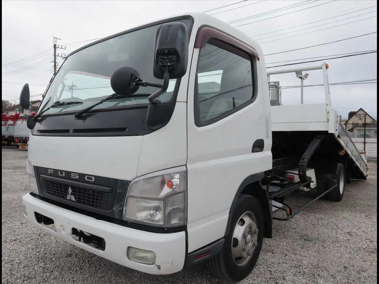 三菱 キャンター 小型 車両重機運搬 ラジコン ウインチの中古トラック画像1