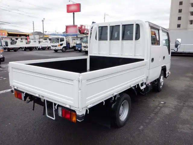 いすゞ エルフ 小型 平ボディ Wキャブ 床鉄板の中古トラック画像4