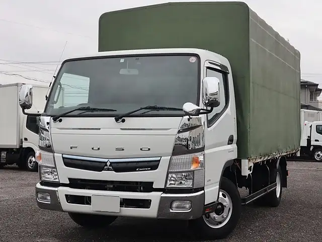 三菱 キャンター 小型 平ボディ 幌 TPG-FEB50｜画像1