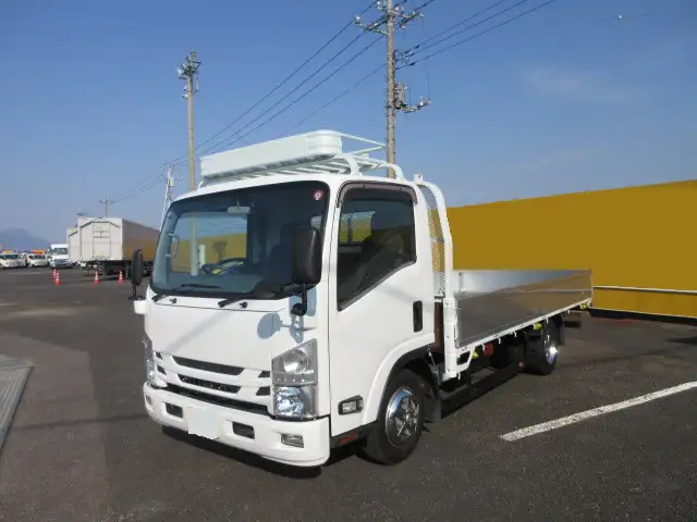 いすゞ エルフ 小型 平ボディ 床鉄板 アルミブロック｜画像1