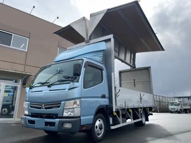 三菱 キャンター 小型 ウイング パワーゲート TKG-FEB50｜画像1