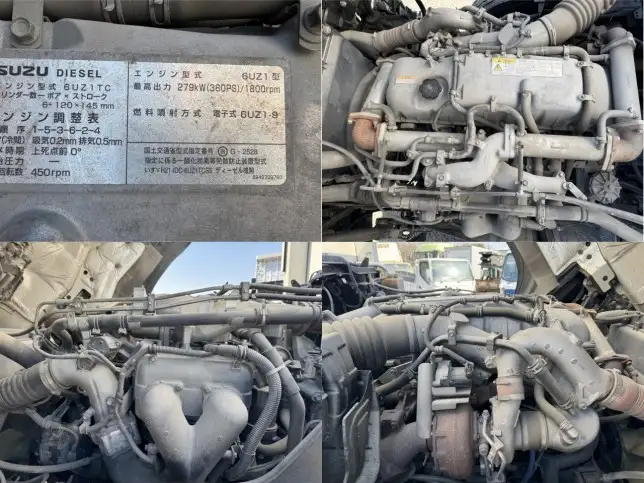 いすゞ ギガ 大型 ウイング エアサス ベッドの中古トラック画像19