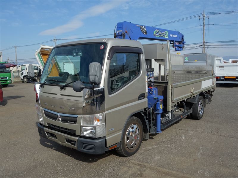 三菱 キャンター 小型 クレーン付 標準ロング TPG-FEA50