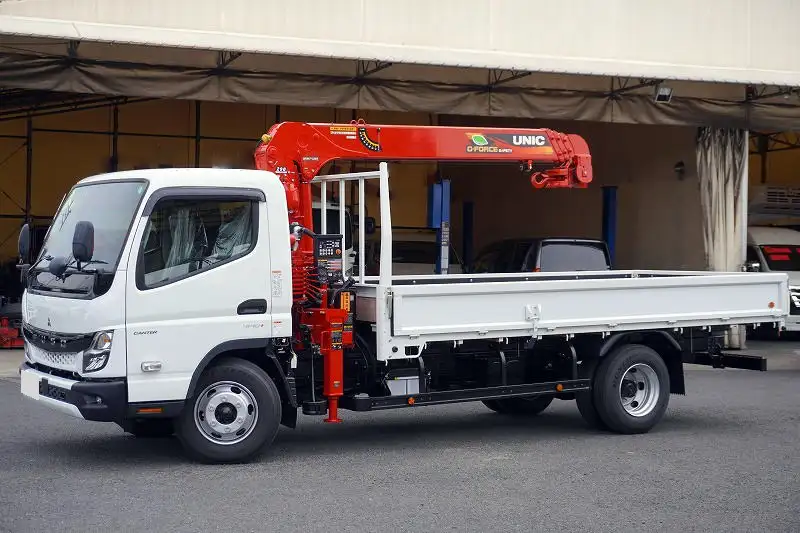 三菱 キャンター 小型 クレーン付 4段 ラジコン｜画像1