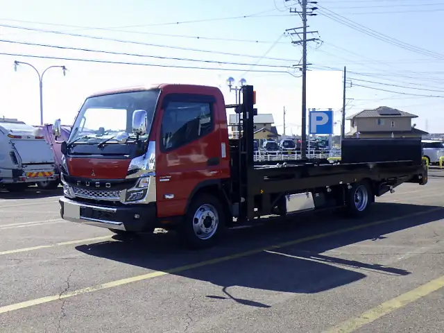 三菱 キャンター 小型 車両重機運搬 ラジコン ウインチの中古トラック画像1