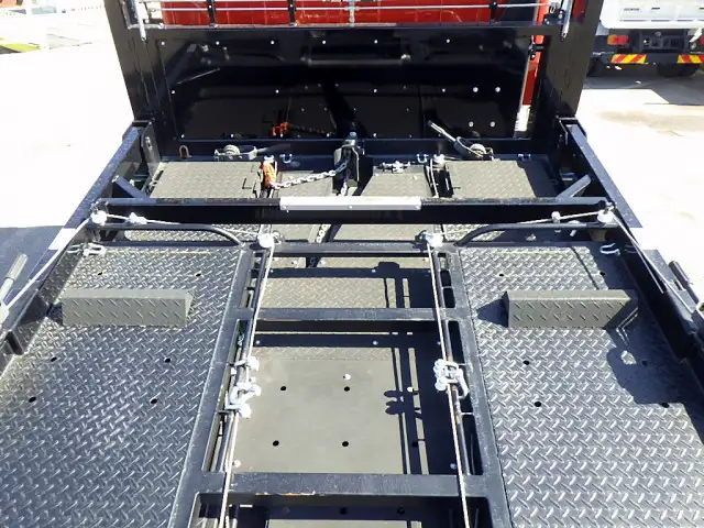 三菱 キャンター 小型 車両重機運搬 ラジコン ウインチの中古トラック画像7
