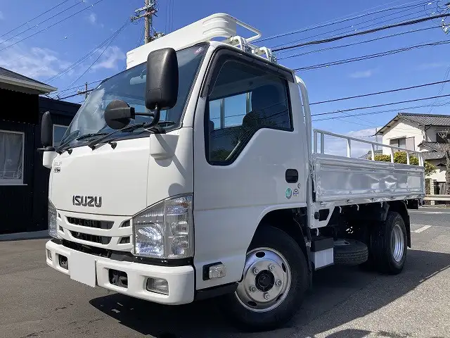 いすゞ エルフ 小型 平ボディ 床鉄板 2RG-NKR88Aの中古トラック画像1