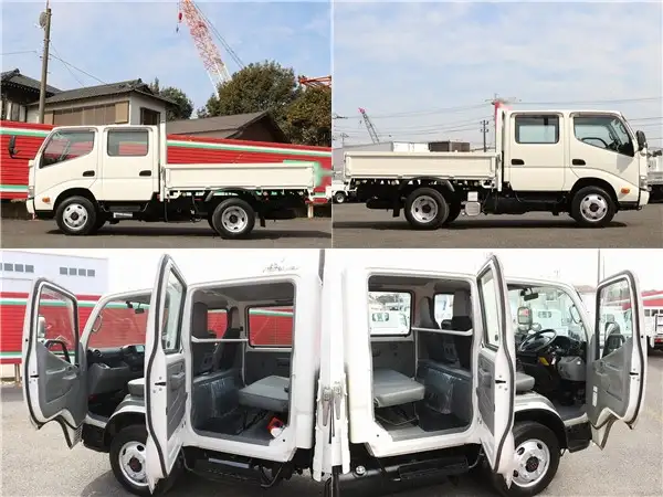 日野 デュトロ 小型 平ボディ Wキャブ 床鉄板の中古トラック画像5