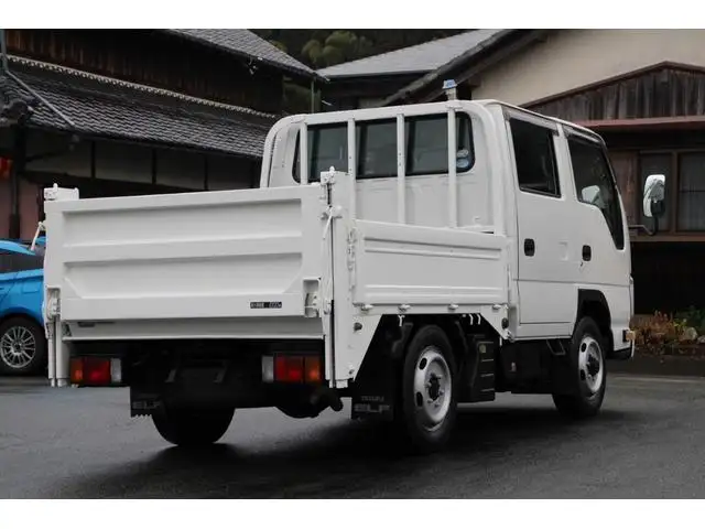 いすゞ エルフ 小型 平ボディ Wキャブ パワーゲートの中古トラック画像2