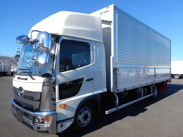 日野 レンジャー 中型/増トン ウイング エアサス ベッドの中古トラック画像1