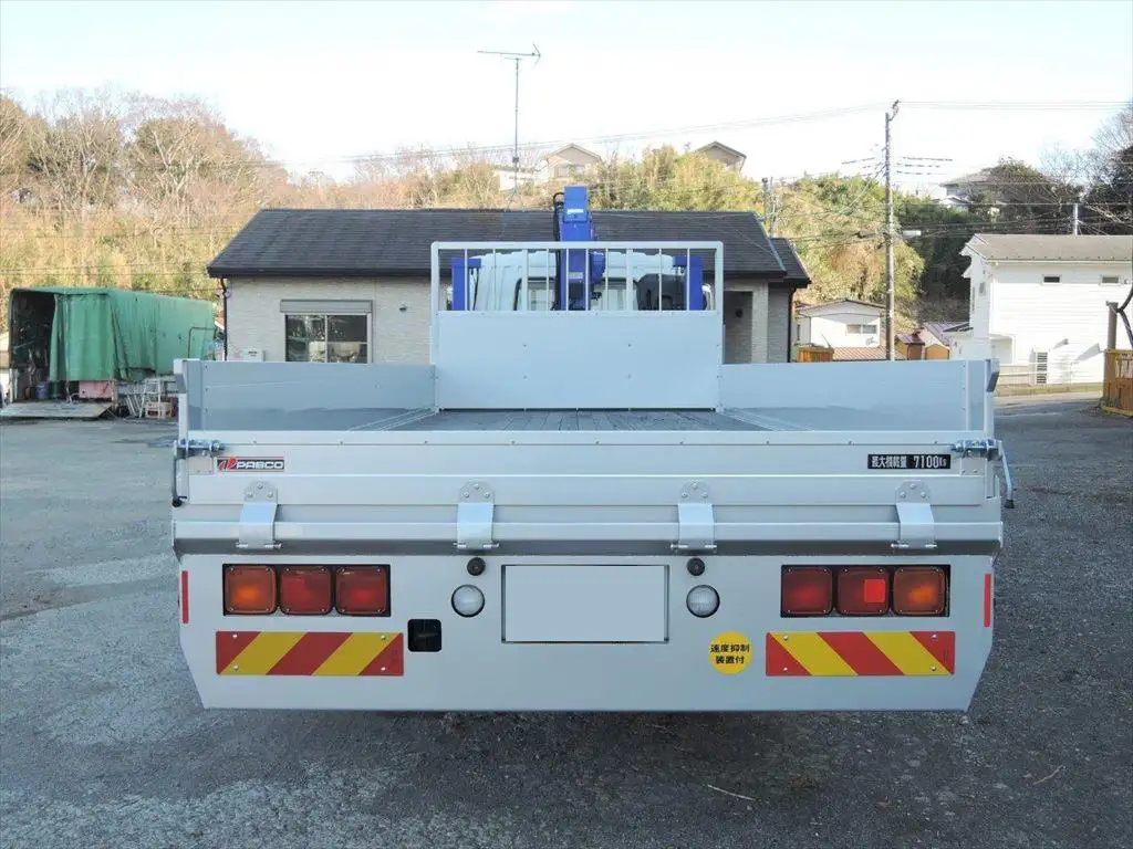 三菱 ファイター 中型/増トン 車両重機運搬 4段クレーン ラジコンの中古トラック画像4