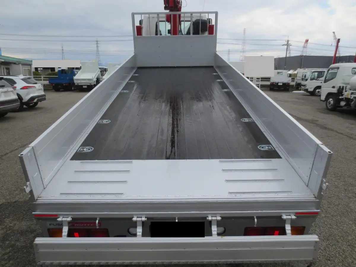 三菱 ファイター 中型/増トン 車両重機運搬 4段クレーン ラジコンの中古トラック画像11