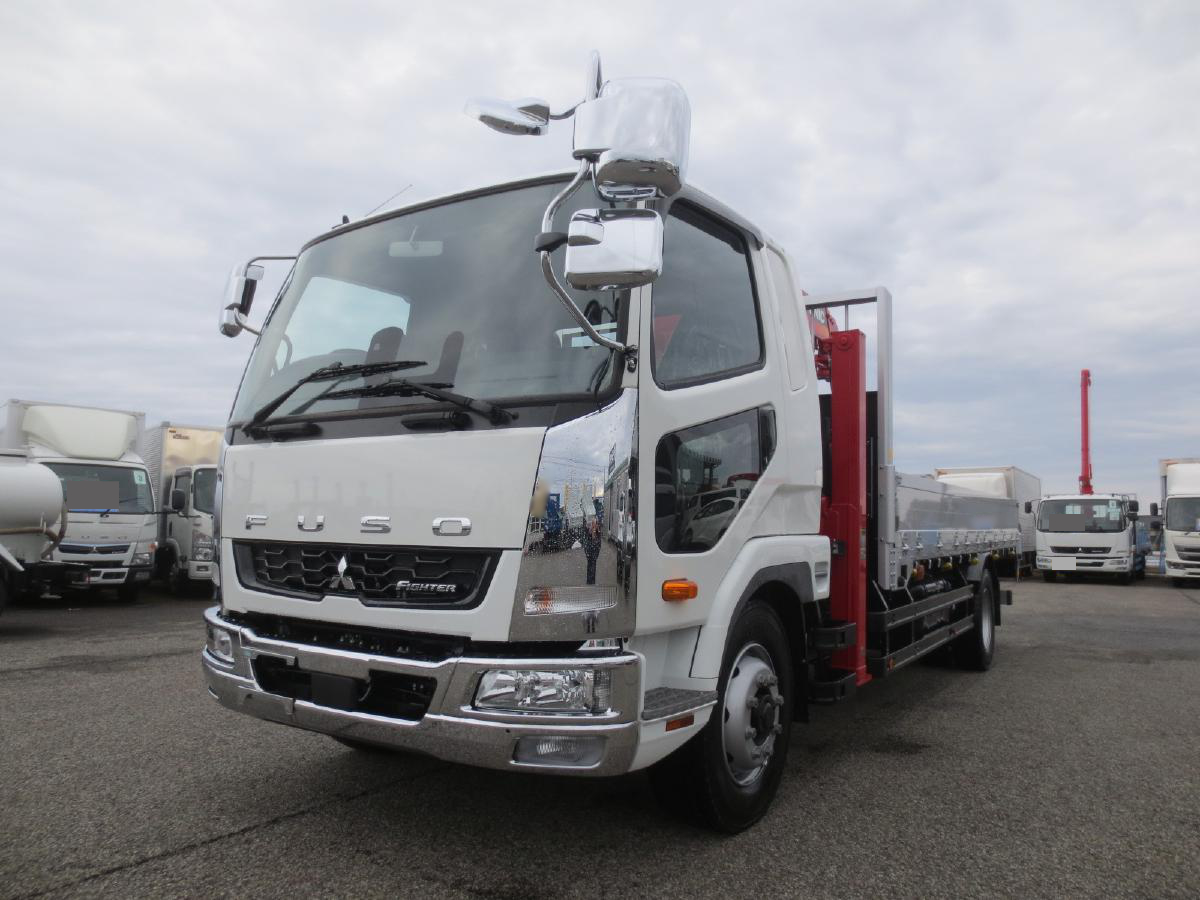 三菱 ファイター 中型/増トン 車両重機運搬 セルフローダー 2KG-FK62FZ