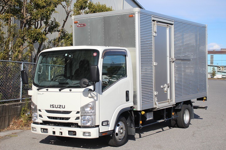 いすゞ エルフ 小型 アルミバン 標準ロング 2RG-NLR88AN